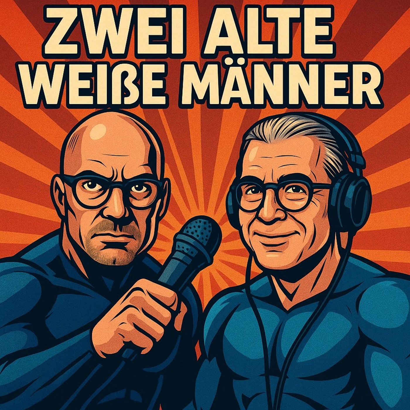 Zwei alte weiße Männer